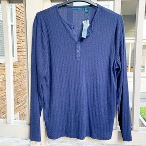 Perry Ellis ribbed thermal long sleeve